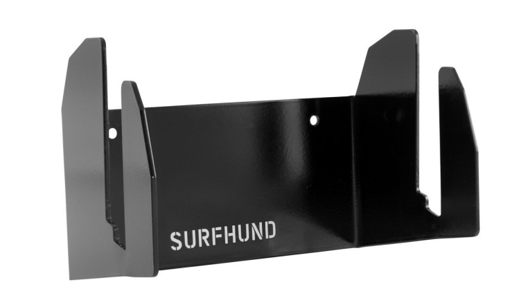 longboard wandhalterung multi vertikal surfhund in schwarz